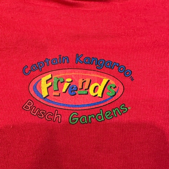 NWOT Kids Vintage 1999 Busch Gardens Animal Mascot Graphic T-Shirt 4T Made inUSA - Picture 9 of 11